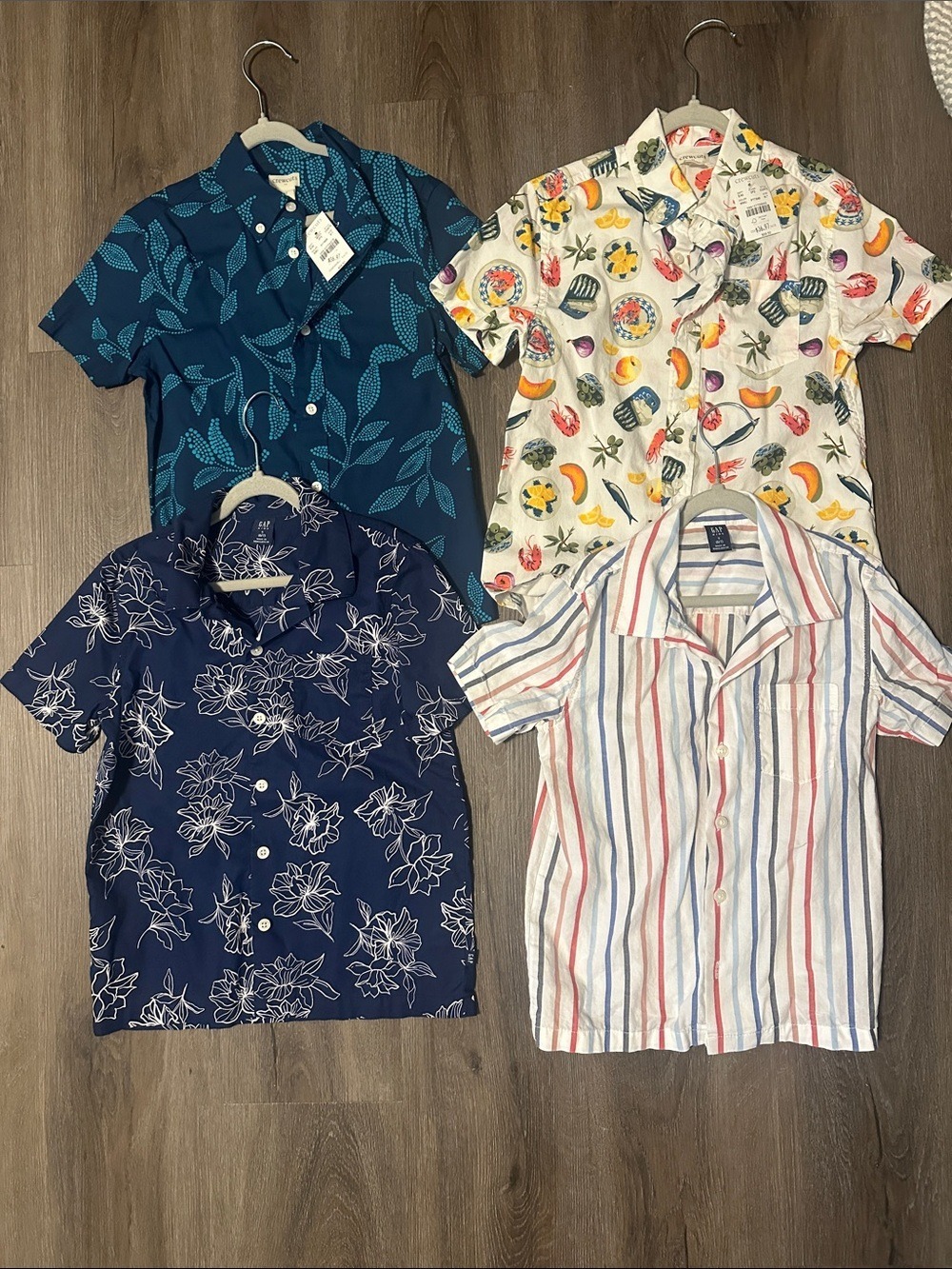 Boys Casual Short-Sleeve Button-Up Shirts size 6-7